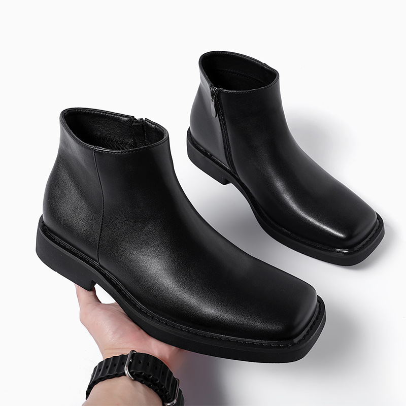 Luxury Fashion Black Men Casua - Men Formal Wear With Boots review and price