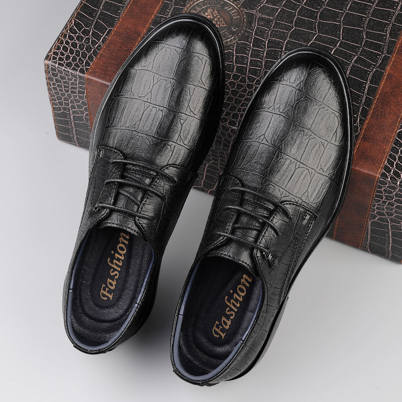 Men Formal Genuine Leather Cas - Formal Men Daily Wear Footwear review and price