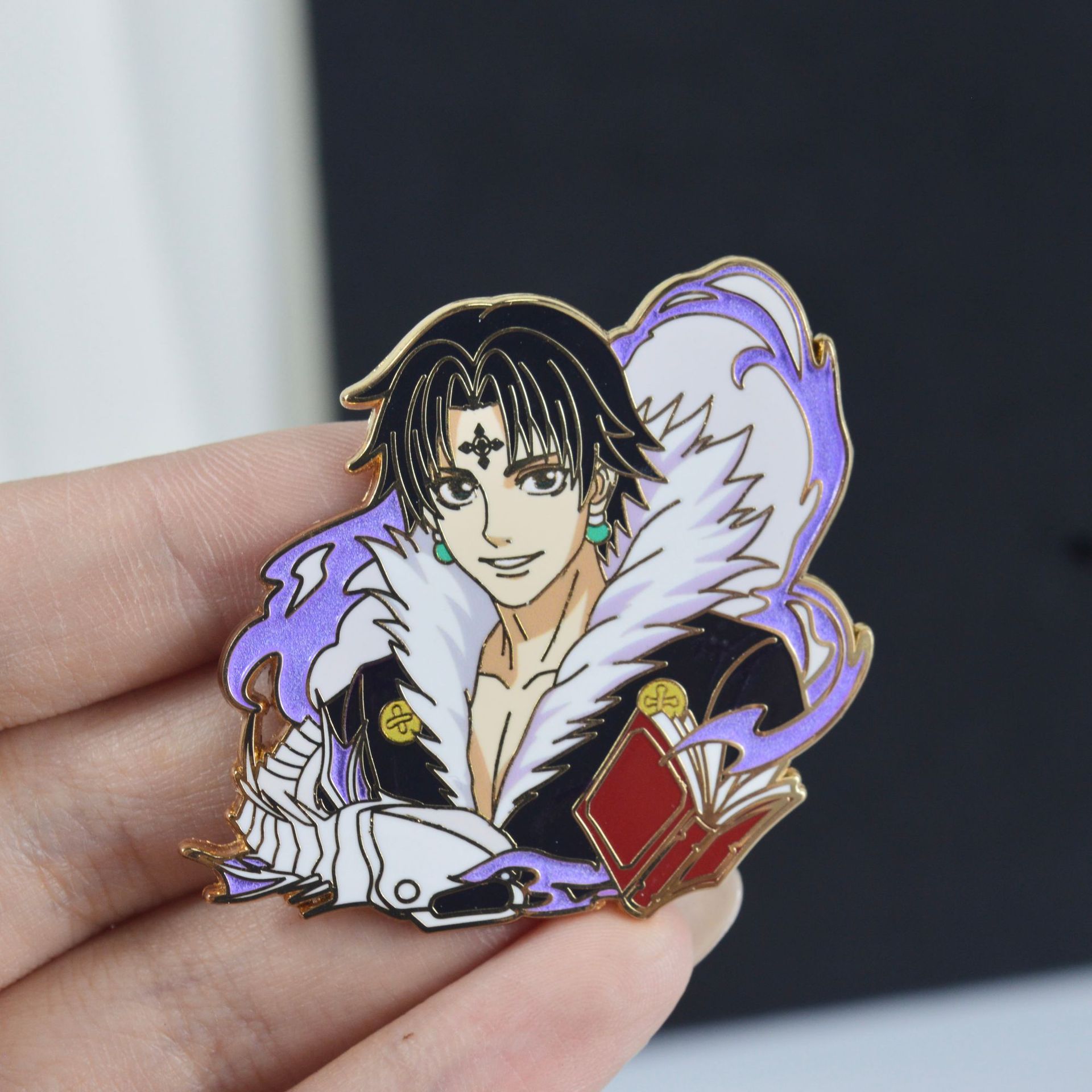 5pcs Japanese Anime Hunter Bad - Tuxedo Lapel Pin review and price