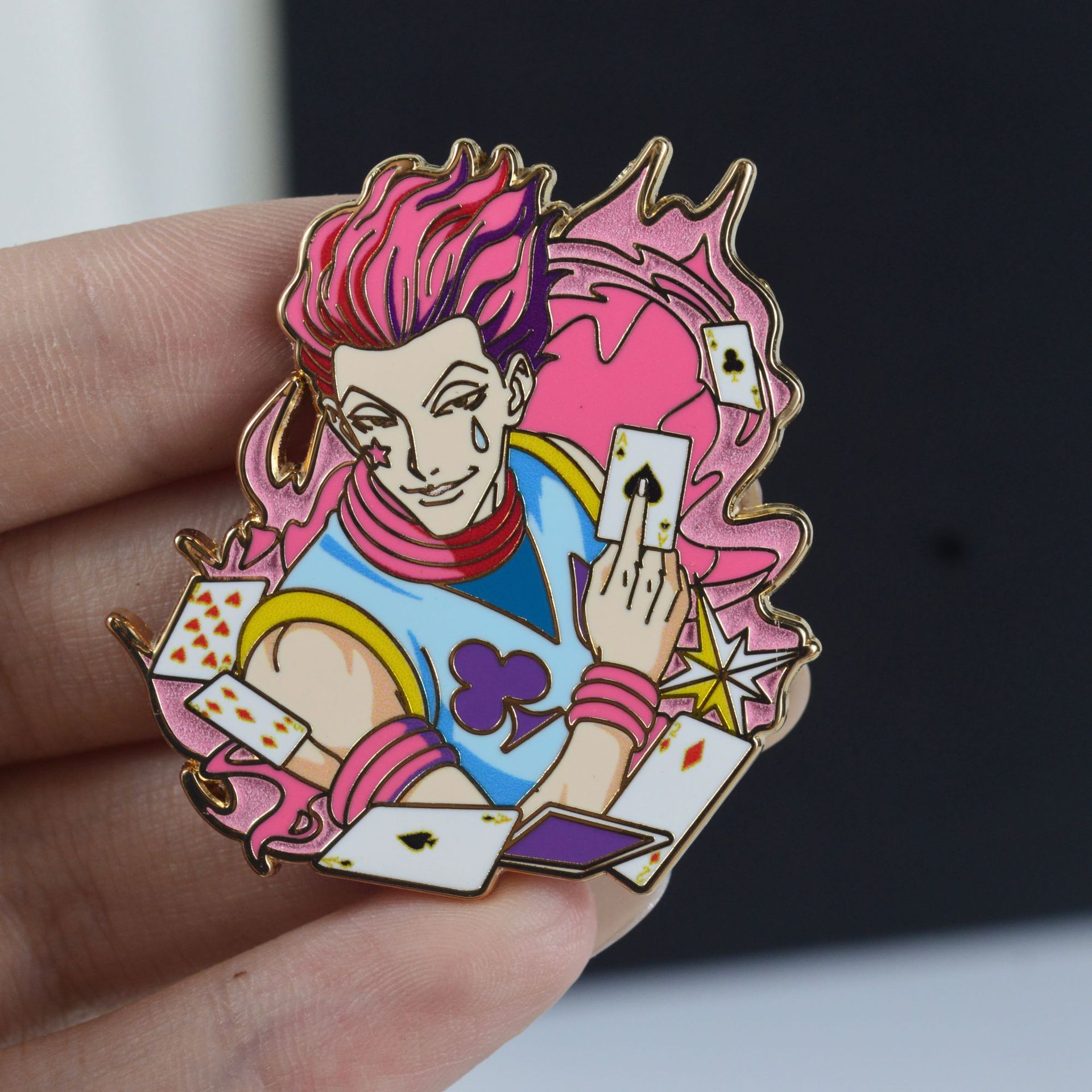 5pcs Japanese Anime Hunter Bad - Tuxedo Lapel Pin review and price