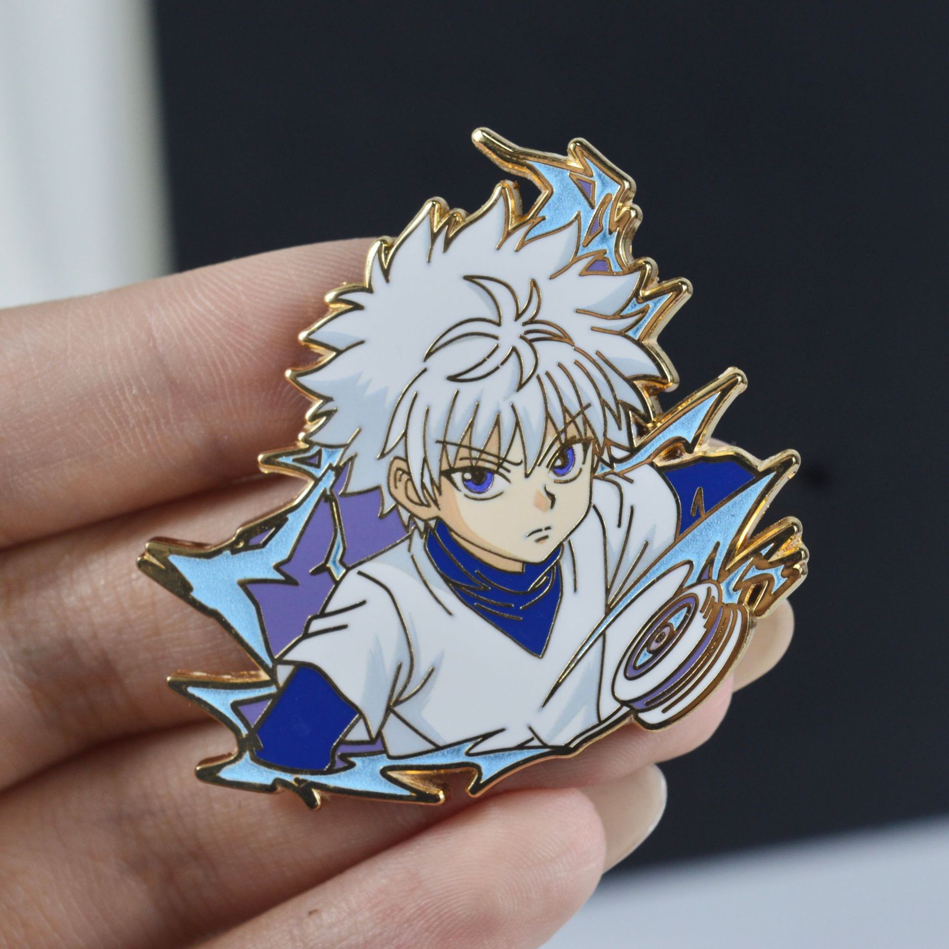 5pcs Japanese Anime Hunter Bad - Tuxedo Lapel Pin review and price